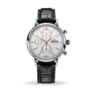 IWC Portofino Chronograph 42mm IW391031 luxury Swiss watch with leather strap