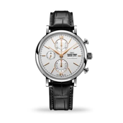 IWC Portofino Chronograph 42mm IW391031 luxury Swiss watch with leather strap