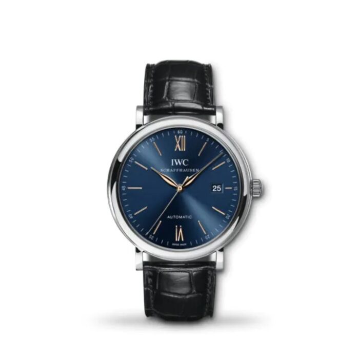 IWC Portofino Automatic 40mm IW356523 luxury men’s watch with black dial and stainless steel case