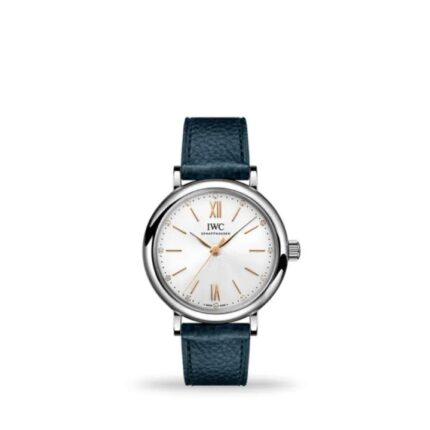 IWC Portofino Automatic 34mm IW357411 ladies’ luxury watch with silver dial and stainless steel case