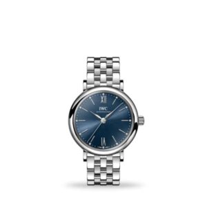 IWC Portofino Automatic 34mm IW357413 ladies’ watch in rose gold with silver dial and alligator leather strap