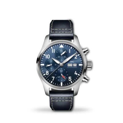 IWC Pilot’s Watch Chronograph 41mm IW388101 with blue dial and stainless steel case