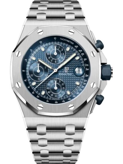Royal Oak Offshore Chronograph 42mm with Blue Dial and Rubber Strap