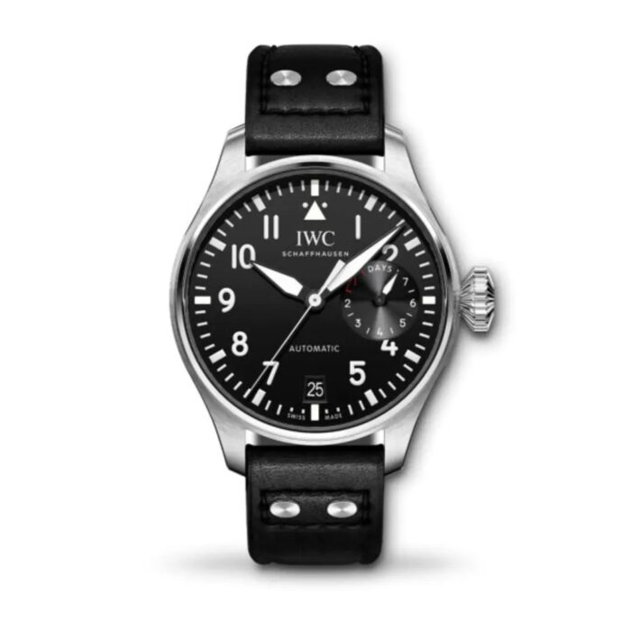 IWC Big Pilot’s Watch 46mm IW501001 with black dial and large conical crown