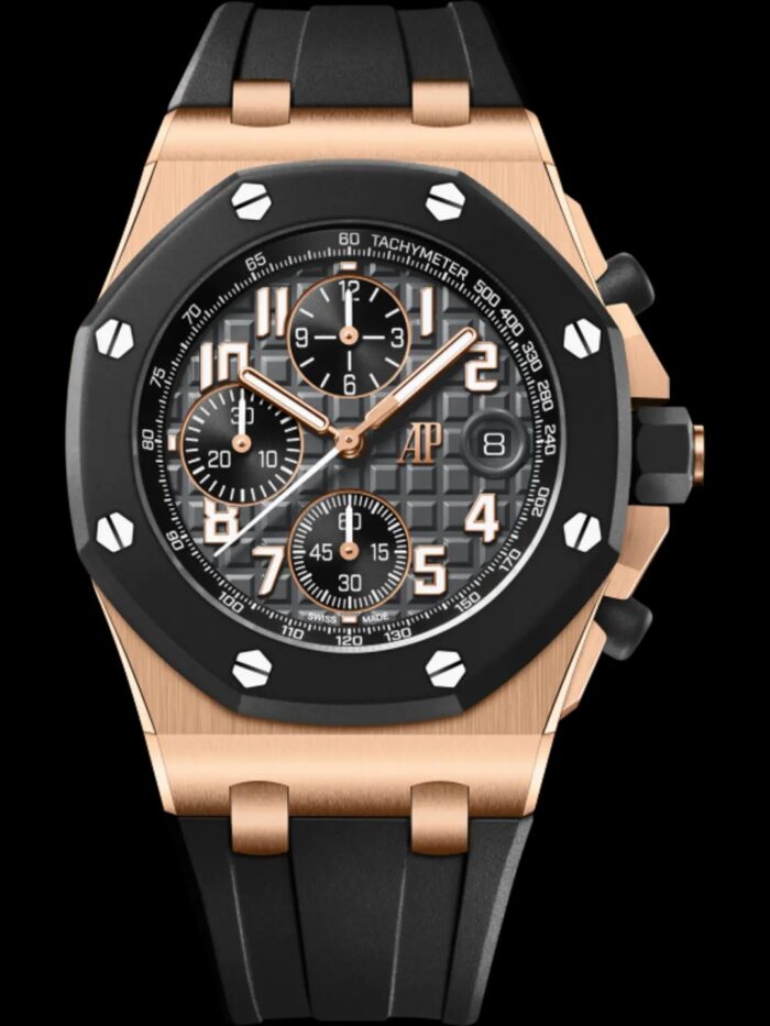 Audemars Piguet Royal Oak Offshore Chronograph 42mm Pink Gold with Anthracite Grey Dial