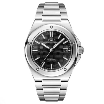 Ingenieur Automatic 40mm Black Grid Dial Stainless Steel Watch IW328901