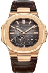 Patek Philippe Nautilus 5712R-001 40MM Rose Gold with Brown Dial and Moon Phase Complication