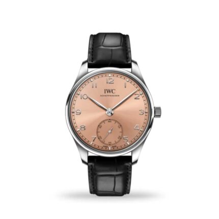IWC Portugieser Automatic 40mm IW358313 salmon dial stainless steel watch