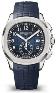 Patek Philippe Aquanaut Chronograph 42mm with black dial and orange accents