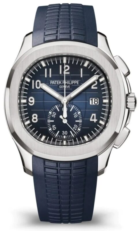 Patek Philippe Aquanaut Chronograph 42mm with black dial and orange accents