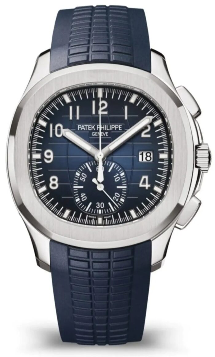 Patek Philippe Aquanaut Chronograph 42mm with black dial and orange accents
