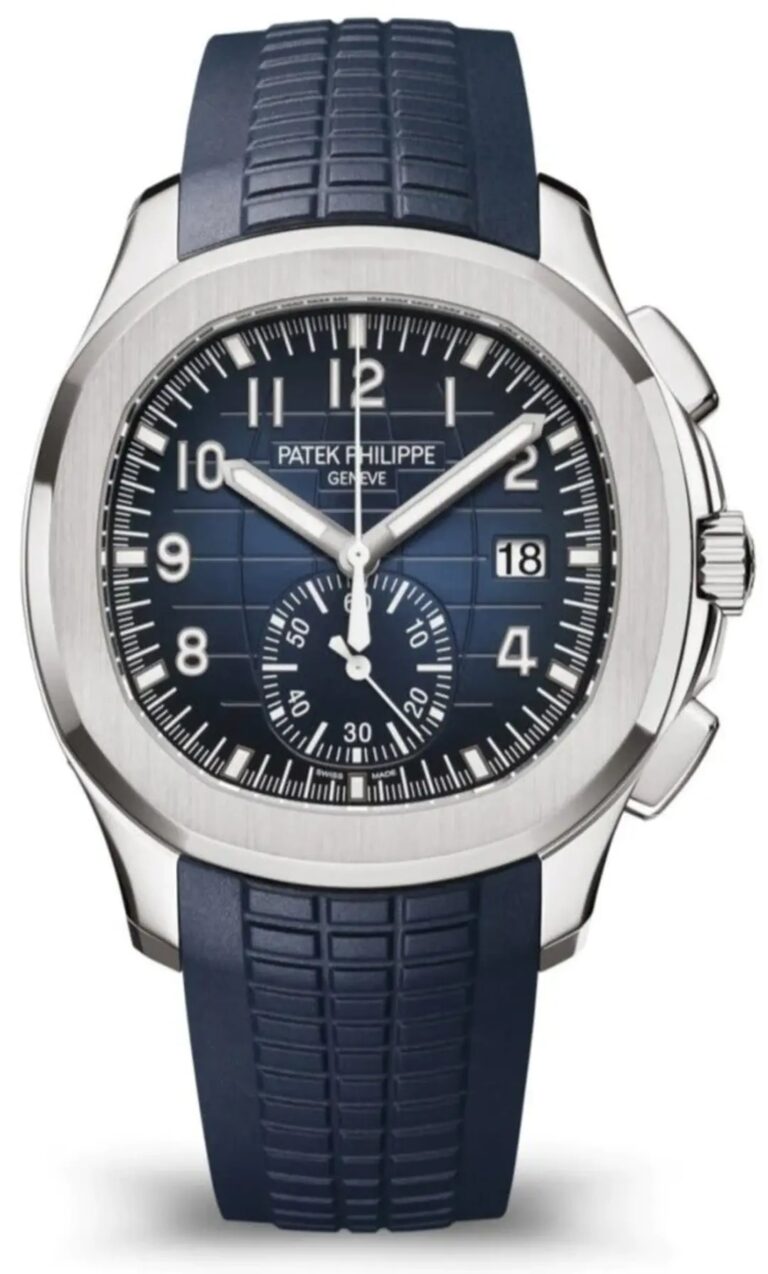Patek Philippe Aquanaut Chronograph 42mm with black dial and orange accents