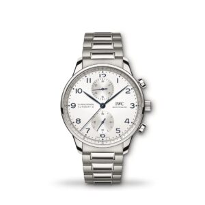 IWC Portugieser Chronograph 41mm IW371617 black dial luxury Swiss watch