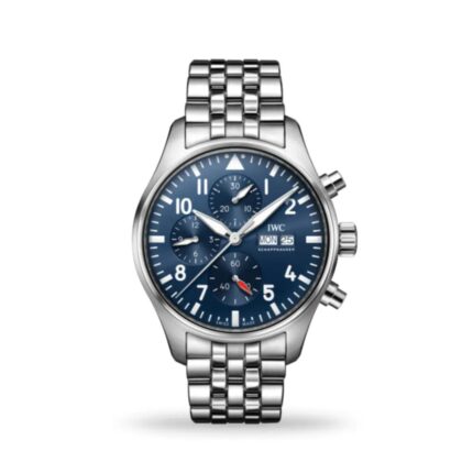 IWC Pilot’s Watch Chronograph 43mm IW378004 with stainless steel case and black dial