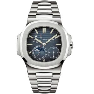 Patek Philippe Nautilus 5712/1A-001 40MM Blue Dial with Moon Phases in Stainless Steel