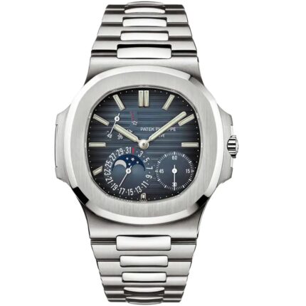 Patek Philippe Nautilus 5712/1A-001 40MM Blue Dial with Moon Phases in Stainless Steel