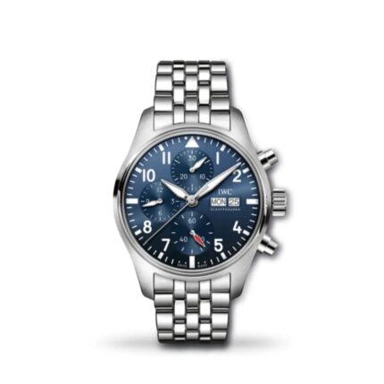 IWC Pilot’s Watch Chronograph 41mm IW388102 with blue dial and stainless steel case