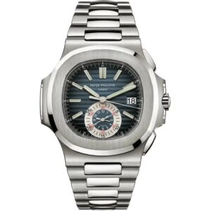 Patek Philippe Nautilus Chronograph 40.5MM with stainless steel case and blue dial