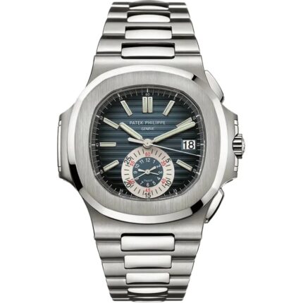 Patek Philippe Nautilus Chronograph 40.5MM with stainless steel case and blue dial