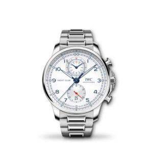 IWC Portugieser Yacht Club Chronograph 44.6mm IW390702 blue dial luxury Swiss sports watch
