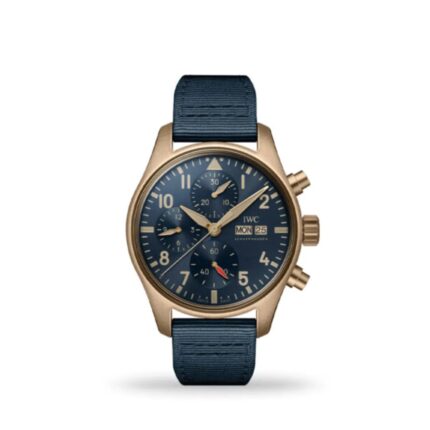 IWC Pilot’s Watch Chronograph 41mm IW388109 with black ceramic case and black dial
