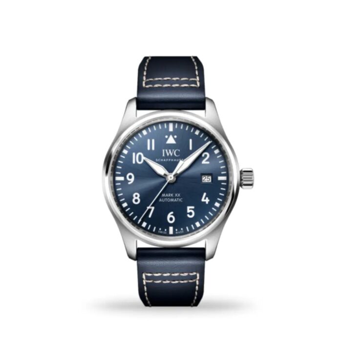 IWC Pilot’s Watch Mark XX 40mm IW328203 with black dial and stainless steel bracelet