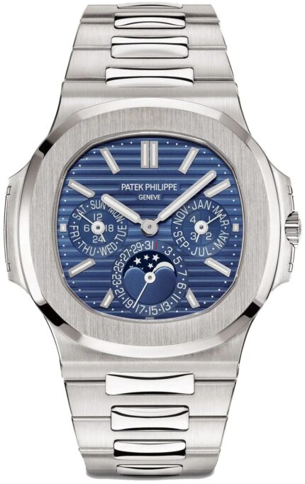 Patek Philippe Nautilus 5740/1G-001 40MM with Blue Sunburst Dial and White Gold Bracelet
