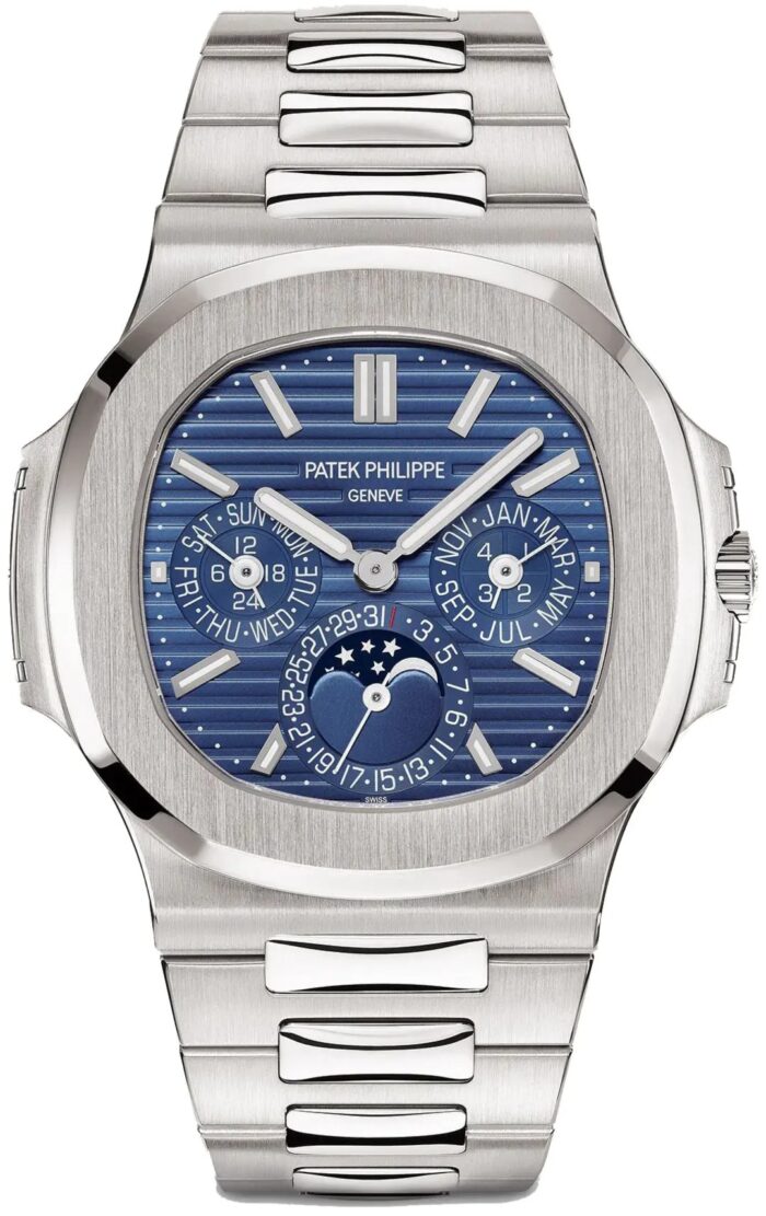 Patek Philippe Nautilus 5740/1G-001 40MM with Blue Sunburst Dial and White Gold Bracelet