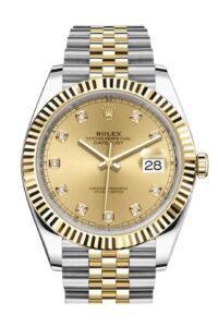 Rolex Datejust Champagne Diamond Dial Men’s Watch