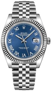 Rolex Datejust 36/41 Blue Dial Stainless Steel Jubilee Watch Ref 126334