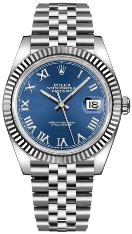 Rolex Datejust 36/41 Blue Dial Stainless Steel Jubilee Watch Ref 126334
