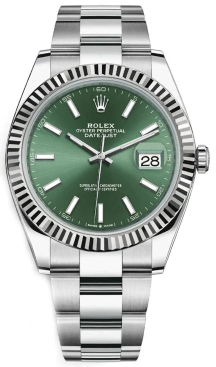 Rolex Datejust 36/41mm Green Dial Men’s Watch with Stainless Steel Oyster Bracelet