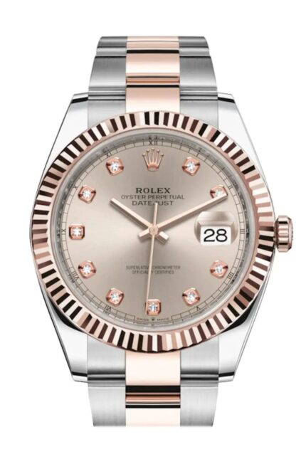 Rolex Datejust 41mm Oystersteel and Everose Gold Watch