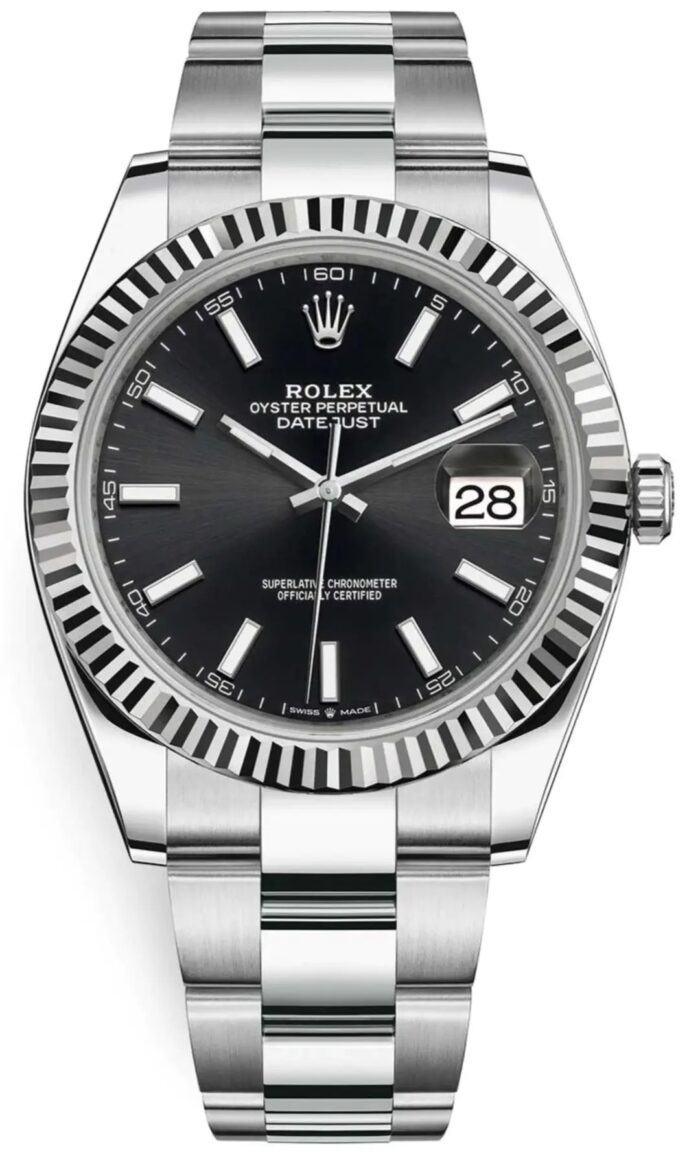 Rolex Datejust 36/41mm Black Dial Oyster Stainless Steel Men's Watch