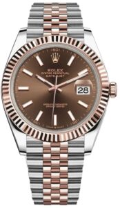 Rolex Datejust 41mm Chocolate Dial Rose Gold Men’s Watch