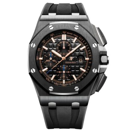 Royal Oak Offshore Chronograph Full Ceramic 44mm with Black Rubber Strap