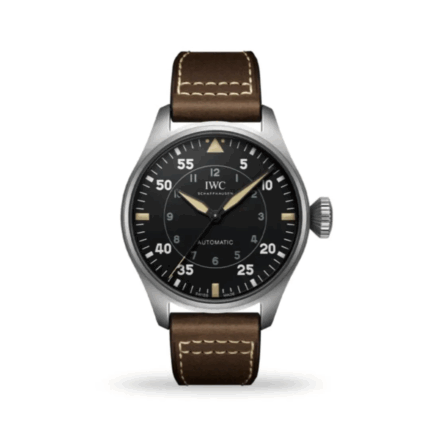IWC Big Pilot’s Watch 43mm Spitfire IW329701 with titanium case and green dial