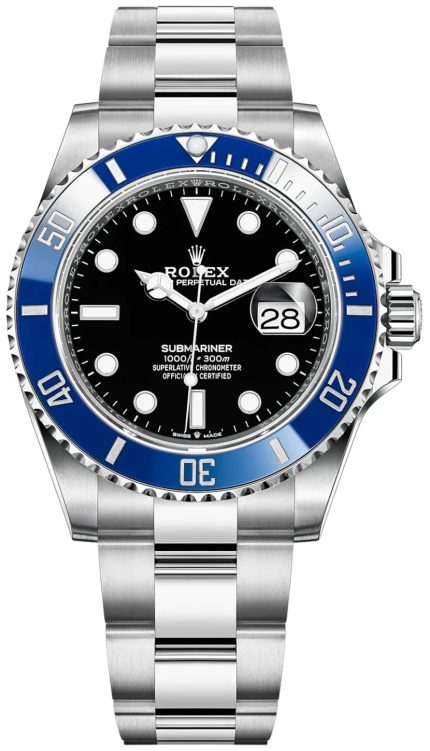 Rolex Submariner 126619LB 41mm White Gold Men’s Watch with Blue Bezel and Black Dial