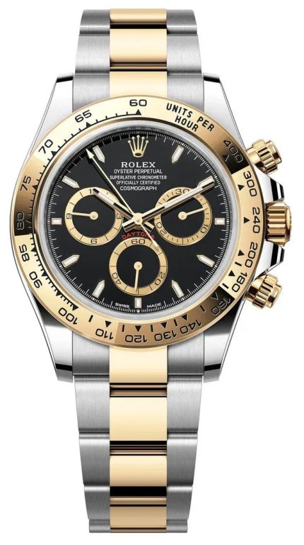 Rolex Cosmograph Daytona M126503 two-tone steel and yellow gold chronograph with white dial
