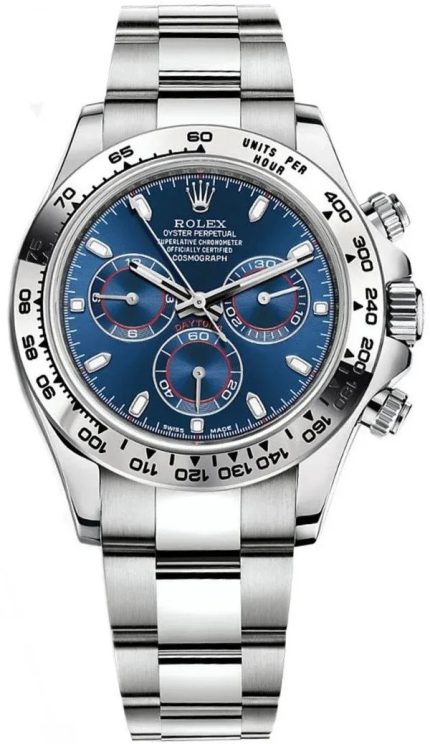 Rolex Daytona M116509 white gold chronograph with 40mm case and Oyster bracelet