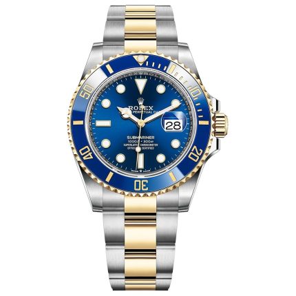 Rolex Submariner 116613LB Two-Tone Yellow Gold and Steel with Blue Dial and Bezel