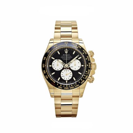 Rolex Daytona 126528LN Le Mans 18ct Yellow Gold with Black Dial and Red Accents – Luxury Watch Empire