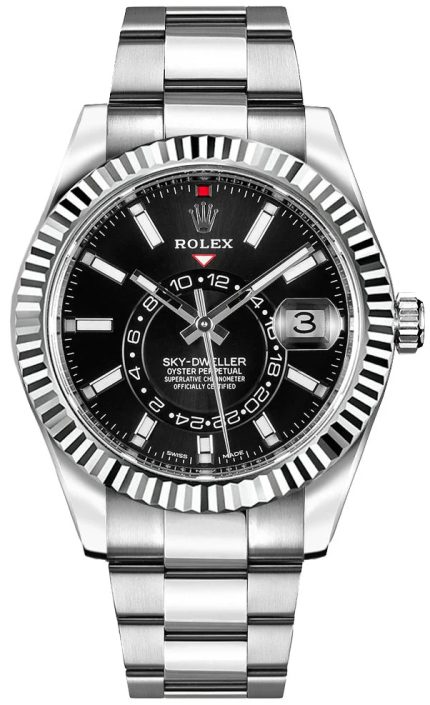 Rolex Sky-Dweller M326934 42mm blue dial watch in Oystersteel and white gold