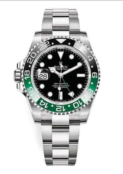 Rolex GMT-Master II M126720VTNR-0001 40mm with green and black bezel in Oystersteel