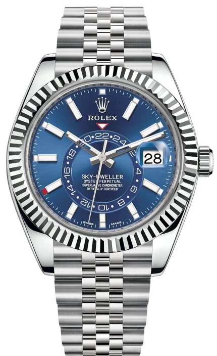 Rolex Sky-Dweller M326934-1 42mm Oystersteel and white gold watch with blue dial