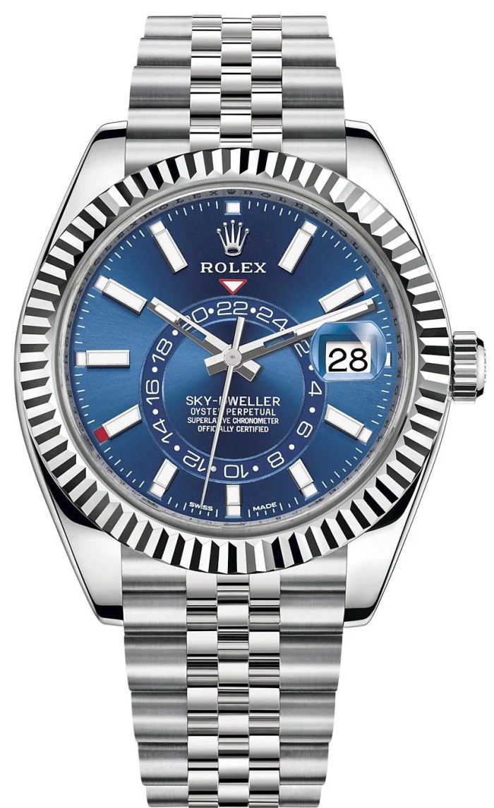 Rolex Sky-Dweller M326934-1 42mm Oystersteel and white gold watch with blue dial