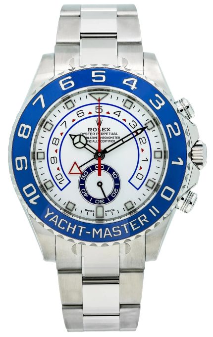Rolex Yacht-Master 44 mm M116680-0002 Oystersteel watch with black dial and Oyster bracelet