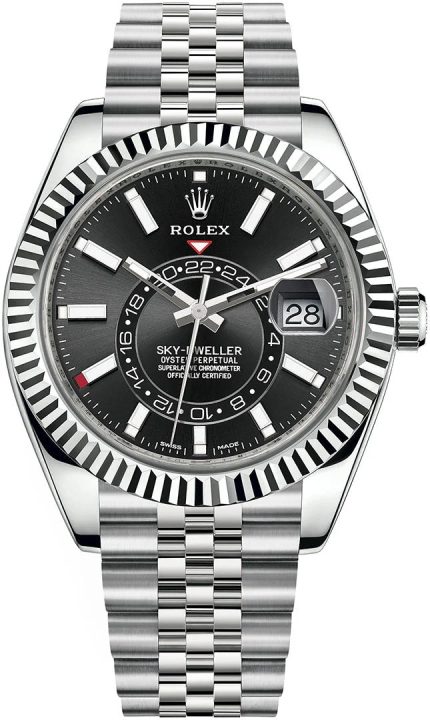 Rolex Sky-Dweller M326934-1 42mm watch with blue dial and Oystersteel/white gold bracelet