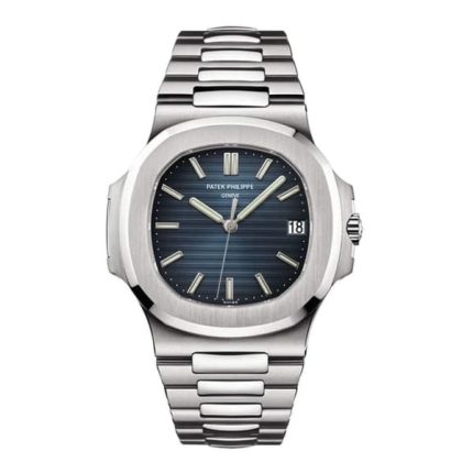 Patek Philippe Nautilus 5711/1A with stainless steel case and iconic blue textured dial