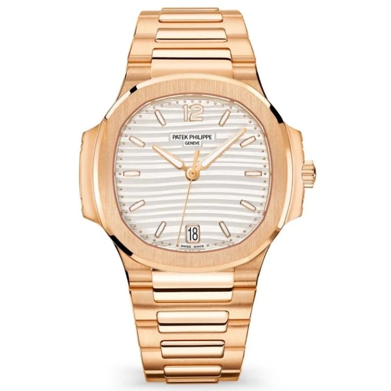 Patek Philippe Nautilus Ladies Watch 7118/1R-001 rose gold with white dial